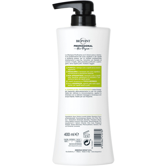 BIOPOINT PROFESSIONAL SHAMPOO PURIFICANTE 400ML