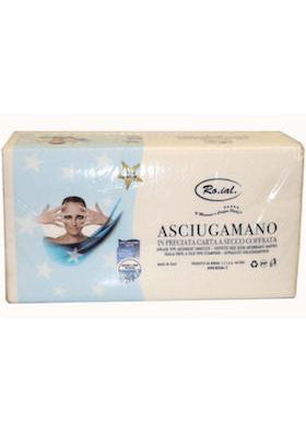 RO.IAL ASCIUGAMANO IN CARTA A SECCO GOFFRATA 60 PEZZI