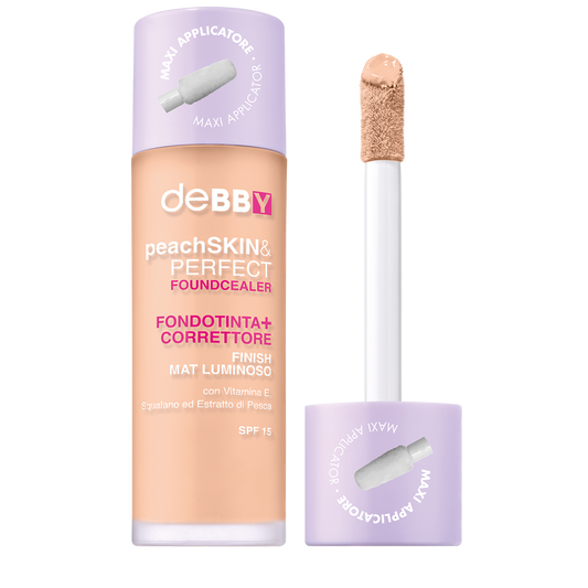 DEBBY PEACH SKIN&PERFECT FONDOTINTA +CORRETTORE