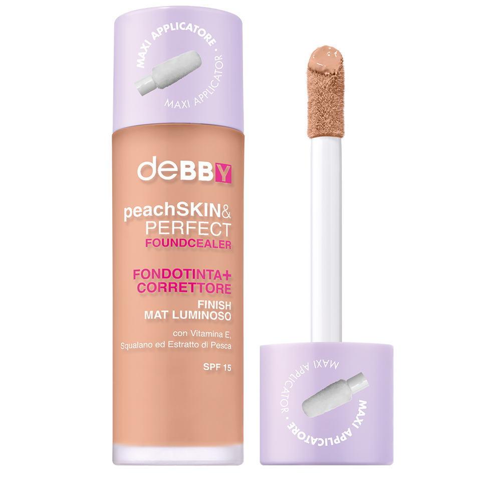 DEBBY PEACH SKIN&PERFECT FONDOTINTA +CORRETTORE