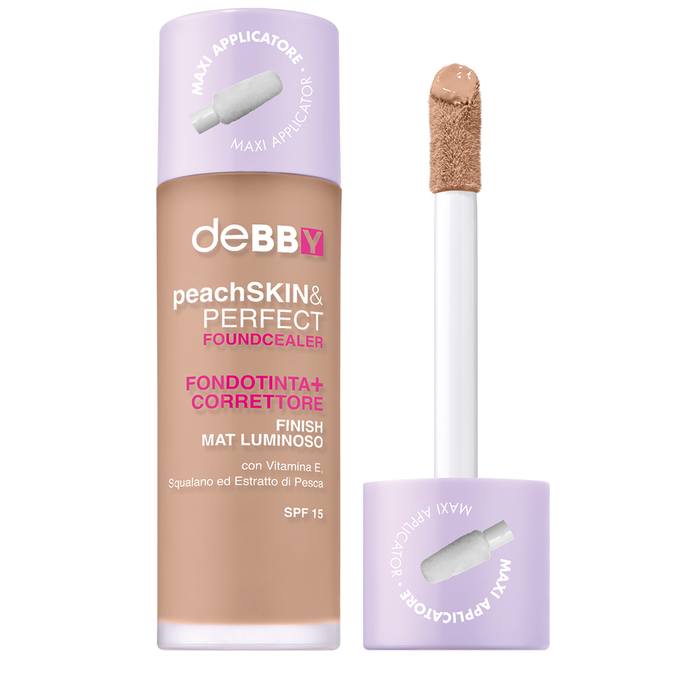 DEBBY PEACH SKIN&PERFECT FONDOTINTA +CORRETTORE