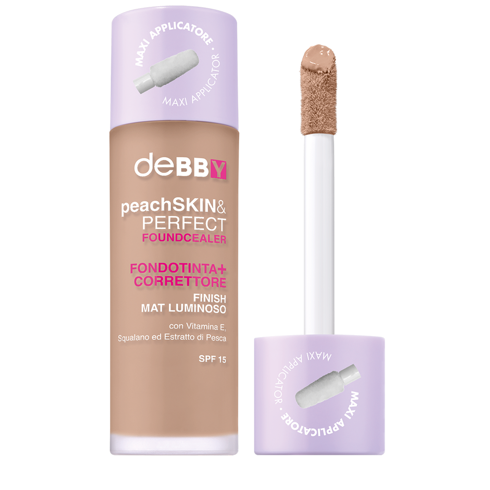 DEBBY PEACH SKIN&PERFECT FONDOTINTA +CORRETTORE