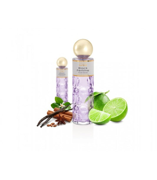 SAPHIR BLACK FEMME PARFUM DONNA EQUIVALENTE 200ML